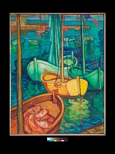 AUGUSTIN FERRANDO 1880-1957 Ferrando-002Les barques